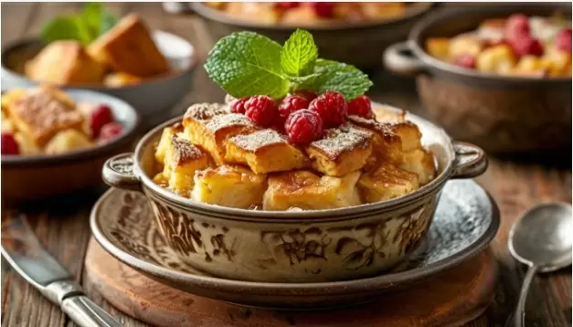 Хлебный пудинг: прибыльный завтрак из остатков на столе