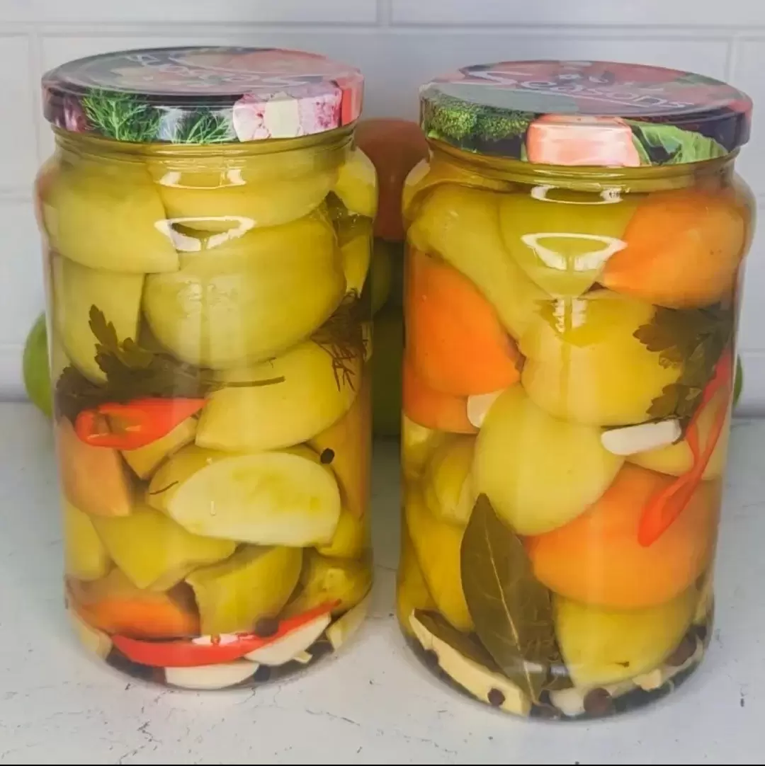 Зелёные маринованные помидоры: готовим заготовку на зиму