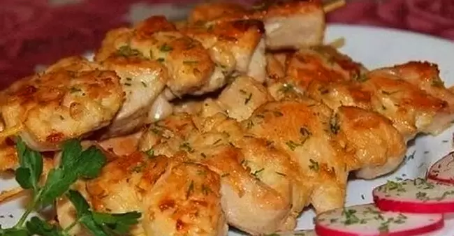 Куриные шашлычки: Вкусно и просто