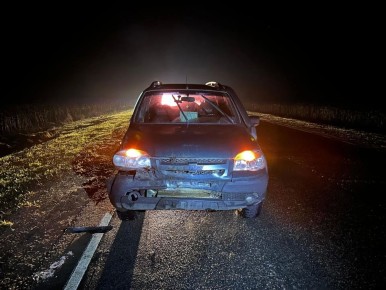 На дороге «Орел-Ефремов» произошло ДТП с участием легкового автомобиля и мотоблока