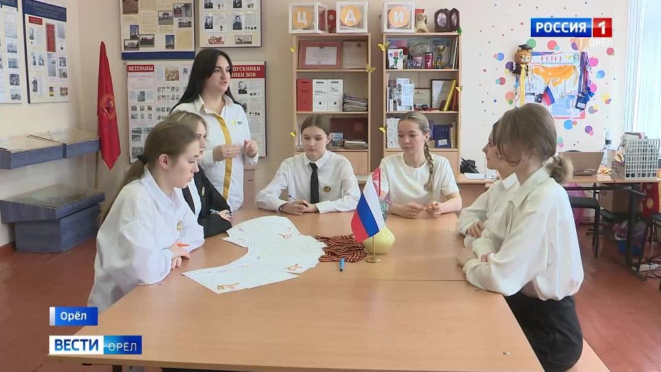 Ученики школы №6 Орла активно участвуют в акции "Внуки по переписке"