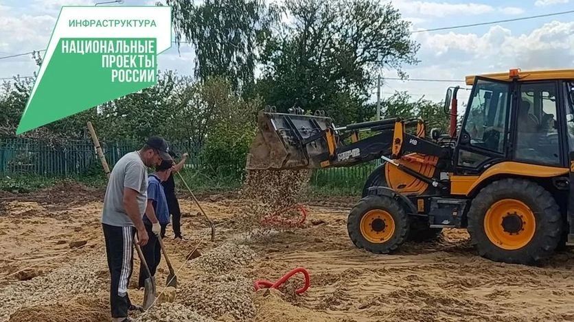 Под Орлом продолжается многомиллионный дворовый ремонт Под Орлом продолжается многомиллионный дворовый ремонт