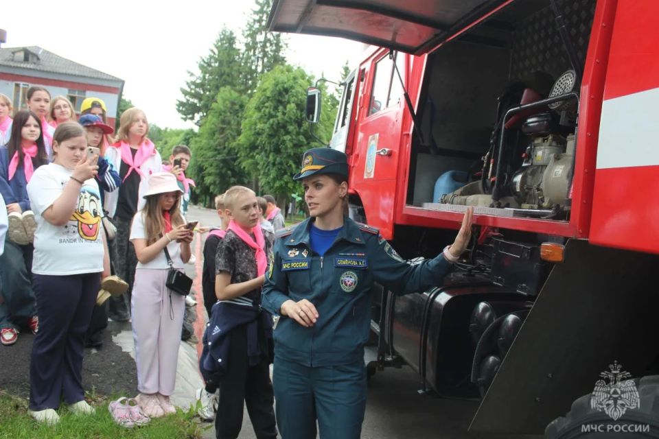 В детском санатории «Орловчанка» состоялся день безопасности В детском санатории «Орловчанка» состоялся день безопасности