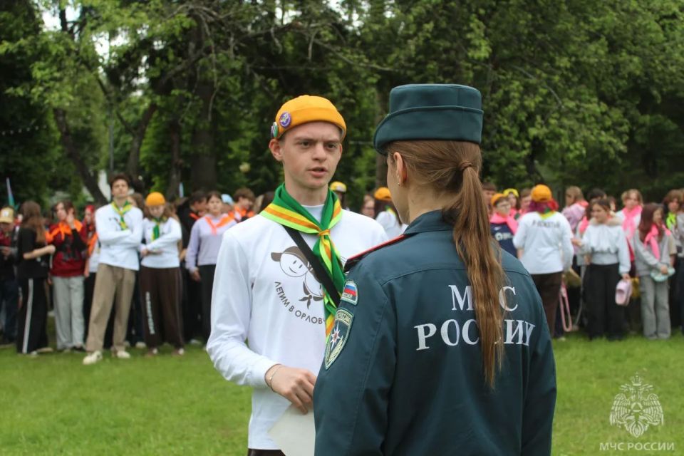 В детском санатории «Орловчанка» состоялся день безопасности В детском санатории «Орловчанка» состоялся день безопасности