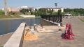 На набережной Дубровинского в Орле восстанавливают лестницу к смотровой площадке