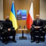 Зеленский и Навроцкий встретились в Анкаре на полях саммита НАТО