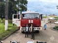 В Ливнах дети и взрослые примерили на себя профессию пожарного