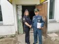 Совместные противопожарные рейды сотрудников МЧС России и полиции продолжаются