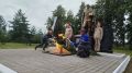 В селе Дросково Орловской области зажгли Вечный огонь