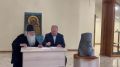 Сегодня ОГУ имени Тургенева передал бюст митрополита Флавиана (Городецкого) епархии