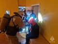 Пожарные тренировались тушить возгорание в районной больнице