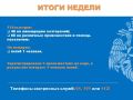 Итоги недели. За прошедшую неделю сотрудники МЧС России Орловской области выезжали 114 раз: 46 выездов на ликвидацию возгораний;