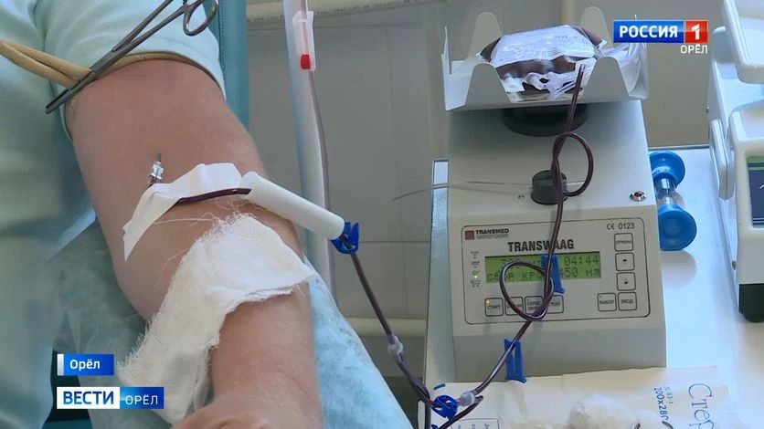 Полсотни орловских полицейских сдали кровь
