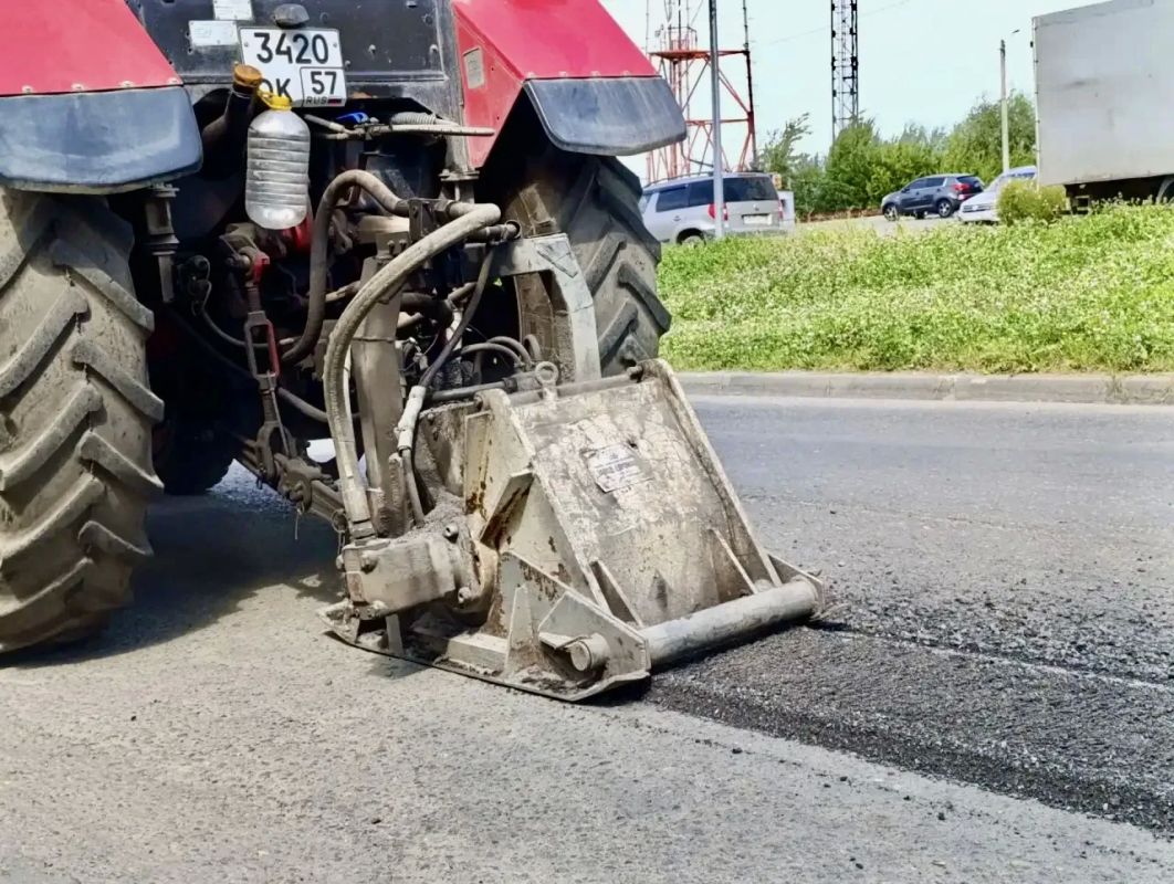 В Орле на улице Кузнецова готовят участок к ямочному ремонту В Орле на улице Кузнецова готовят участок к ямочному ремонту
