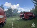 Пожарные добровольцы помогли потушить жилой дом