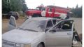В Малоархангельске загорелся легковой автомобиль