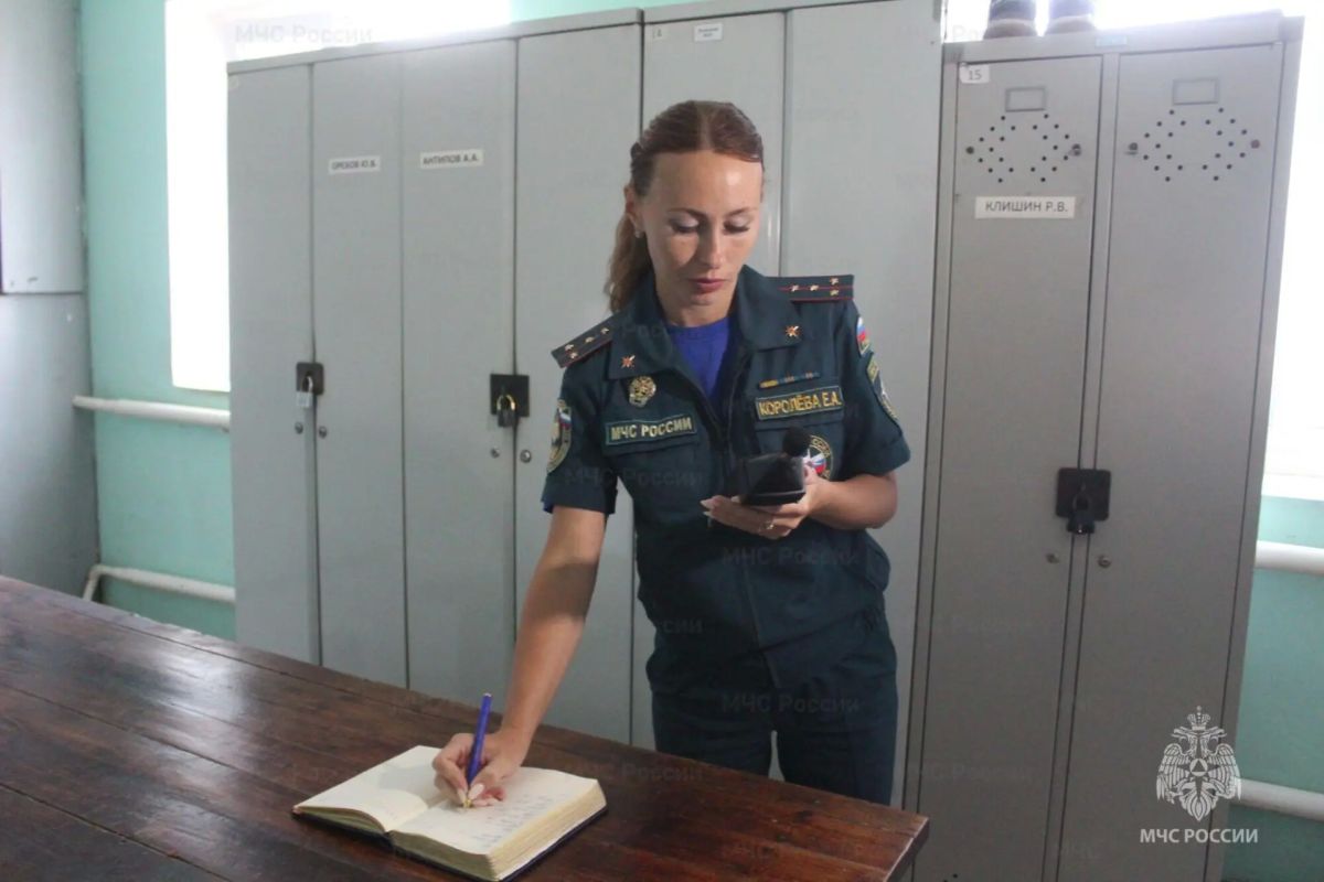 Проверку на противопожарную защиту прошёл производственный объект Проверку на противопожарную защиту прошёл производственный объект