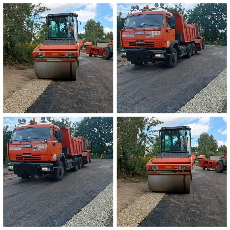 В деревне Сомово Орловской области отремонтировали дорогу