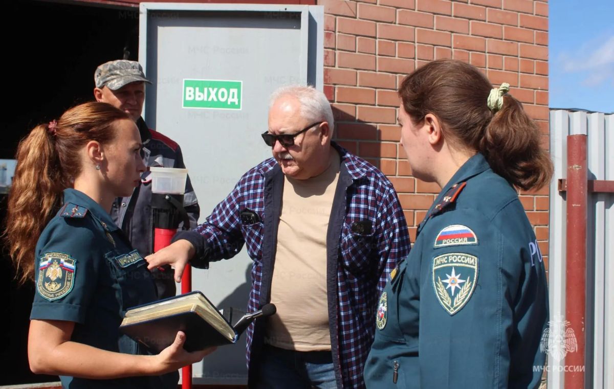Проверку на противопожарную защиту прошёл производственный объект Проверку на противопожарную защиту прошёл производственный объект