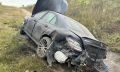 Mercedes-Benz вылетел с орловской объездной в кювет