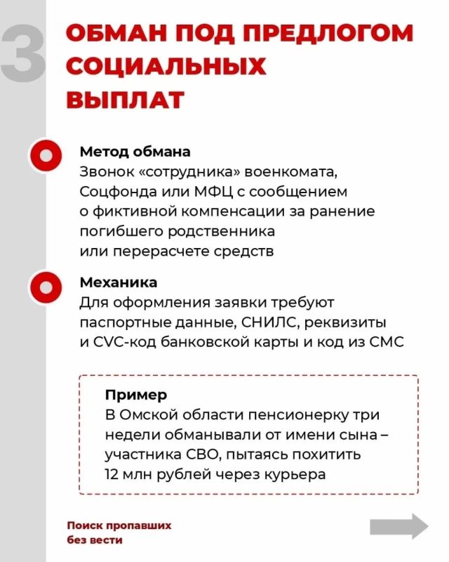 Не дать мошенникам воспользоваться доверием: памятка для участников СВО и их семей Не дать мошенникам воспользоваться доверием: памятка для участников СВО и их семей