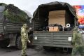 Накануне из Орла в Луганск отправили два КамАЗа с гуманитарным грузом