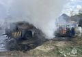 В Орловской области за сутки сгорел погрузчик и легковушка
