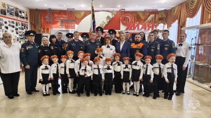 Орловский отряд юных спасателей пополнился воспитанниками детского сада №1
