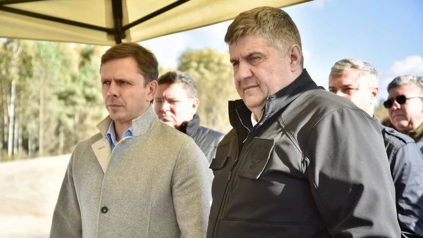 Глава Росавтодора Роман Новиков и губернатор Андрей Клычков проинспектировали строительство Западного обхода Орла
